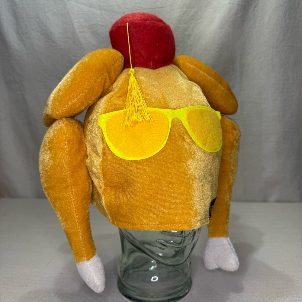 FRIENDS Monica Turkey Leg Hat w/ Sunglasses - Picture 2 of 15